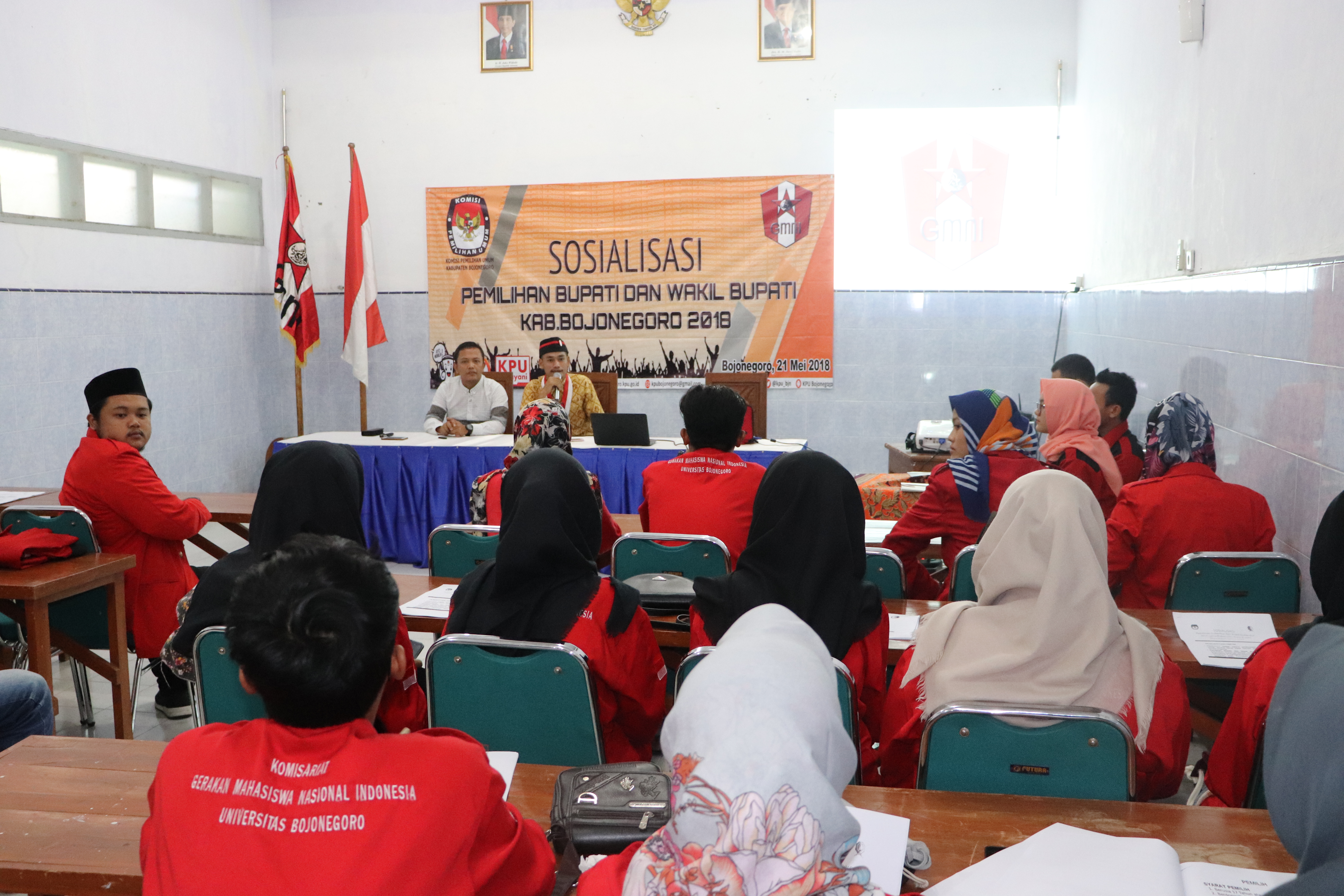 KPUK Sosialisasi Pilkada bersama GMNI